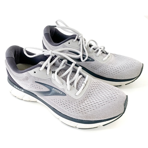 Brooks Gray Running Sneaker Trace New - Picture 1 of 4